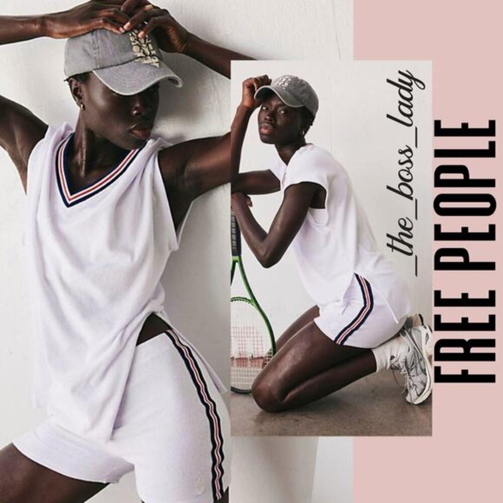 Free People Movement set top and shorts co-ord matching set Medium two-piece